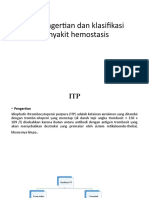 M3 Pengertian Dan Klasifikasi Penyakit Hemostasis