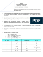 Cel 2103 - Writing Portfolio - Overview & Timeline PDF