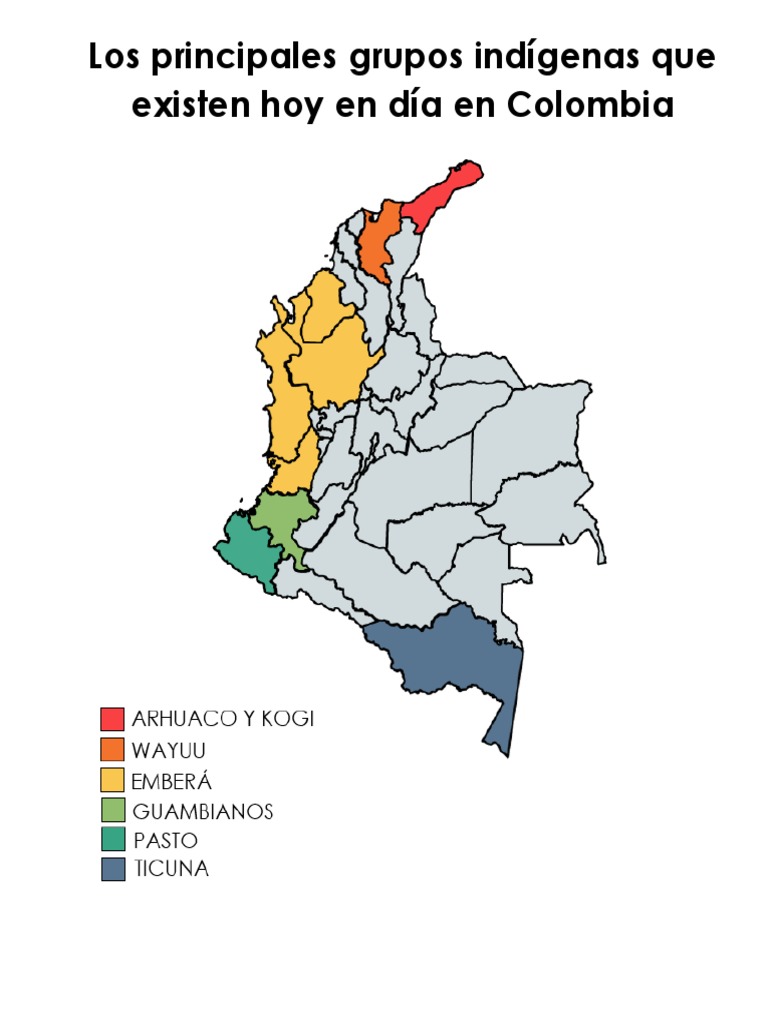 Los Principales Grupos Indigenas Que Existen Hoy en Dia en Colombia PDF ...