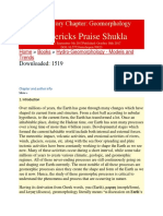 By Dericks Praise Shukla: Introductory Chapter: Geomorphology