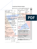 Faculty Based Math Job Solution - All BCS Solutions Part-1