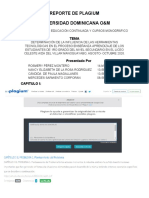 Reporte de Plagium Universidad Dominicana O&M