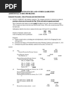 AC13 Provisions, Contingencies and Other Liabilities Additional Guide Problems