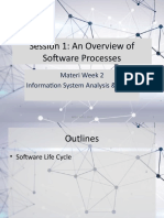 Session 1: An Overview of Software Processes: Materi Week 2 Information System Analysis & Design