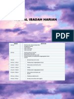 Jadual Ibadah