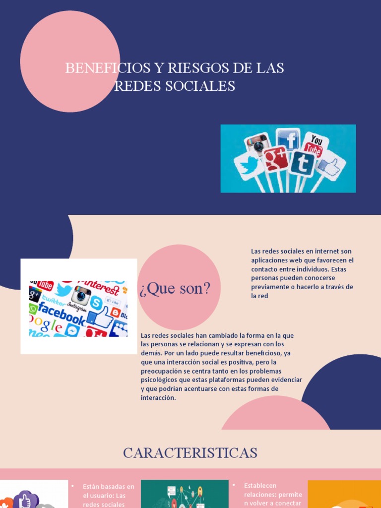 Beneficios y Riesgos de Redes Sociales | PDF | Servicio de redes ...