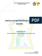 CARTILLA 2P MATEMATICA 10°a PDF