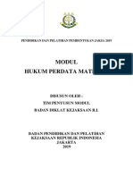 Modul Hukum Perdata Materiil: Disusun Oleh: Tim Penyusun Modul Badan Diklat Kejaksaan R.I