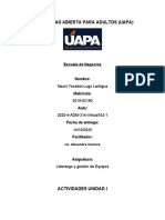 UAPA Escuela de Negocios Liderazgo y gestión de Equipos