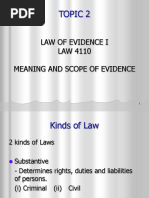 Topic 2.the Concept of Evidence PDF