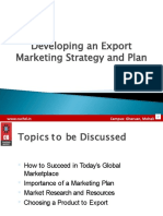 1.2 Developing Export Marketing Strategy and Plan (Audio)