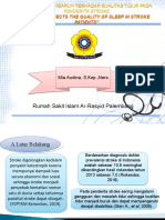 "Cupping Affects The Quality of Sleep in Stroke: Rumah Sakit Islam Ar-Rasyid Palembang