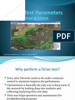 Drive Test Parameters: GSM & Cdma