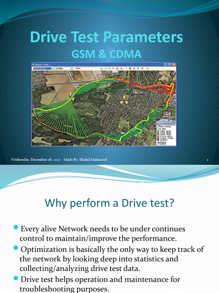 Drive Test Parameters: GSM & Cdma | PDF | Signal To Noise Ratio ...