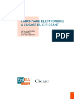 2006 - Archivage Electronique A L Usage Du Dirigeant Livre Blanc FEDISA CIGREF Web PDF