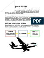 Different Types of Sensors