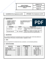 Ficha Tecnica Cal PDF