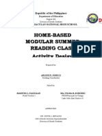 Home Based Reading Class