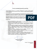 Política del Sistema Integrado de Gestión.pdf