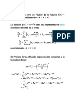 Series de Fourier en Senos y Cosenos