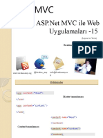 ASP.NET MVC Öğreniyorum – 15 (Layout ve View)