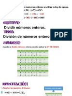 División de Números Enteros