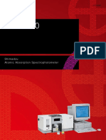 Shimadzu Atomic Absorption Spectrophotometer: Installation Site Preparation