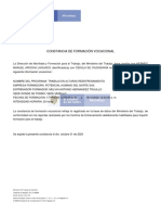 Constancia - Formacion - Vocacional Hermes Arocha Oct 31 PDF