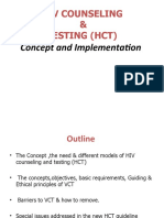 Hiv Counseling & Testing (HCT) : Concept and Implementation
