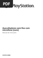 Manual Headset SONY New Gold