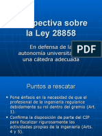 Análisis Crítico de La Ley 28858 - Jorge Heraud