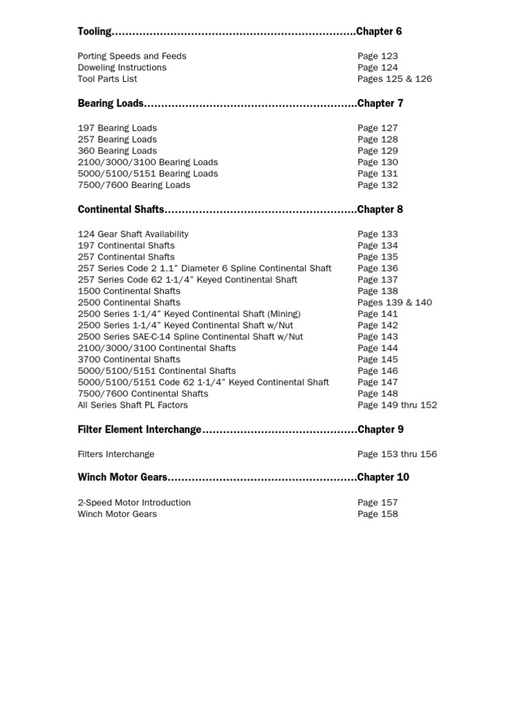 Tooling and Bearing Loads Guide | PDF