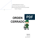 Orden Cerrado