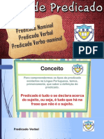 Predicados verbais, nominais e verbo-nominais