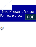 Net Present Value: For New Project Managers