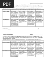Download Writing Journal Rubric GUMS Emphasis 4 Point by Shawn Beatty SN48291377 doc pdf