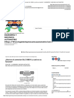 ¿Qué Es El Conector DLC Obd II y Cuál Es Su Función - Ingeniería y Mecánica Automotriz