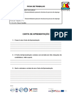 4BV - UFCD 8598 - Carta de Apresentação