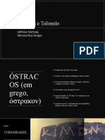 Óstracos e Talismãs