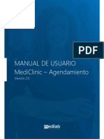 Manual de Usuario MediClinic - Agendamiento V1.0 ESP