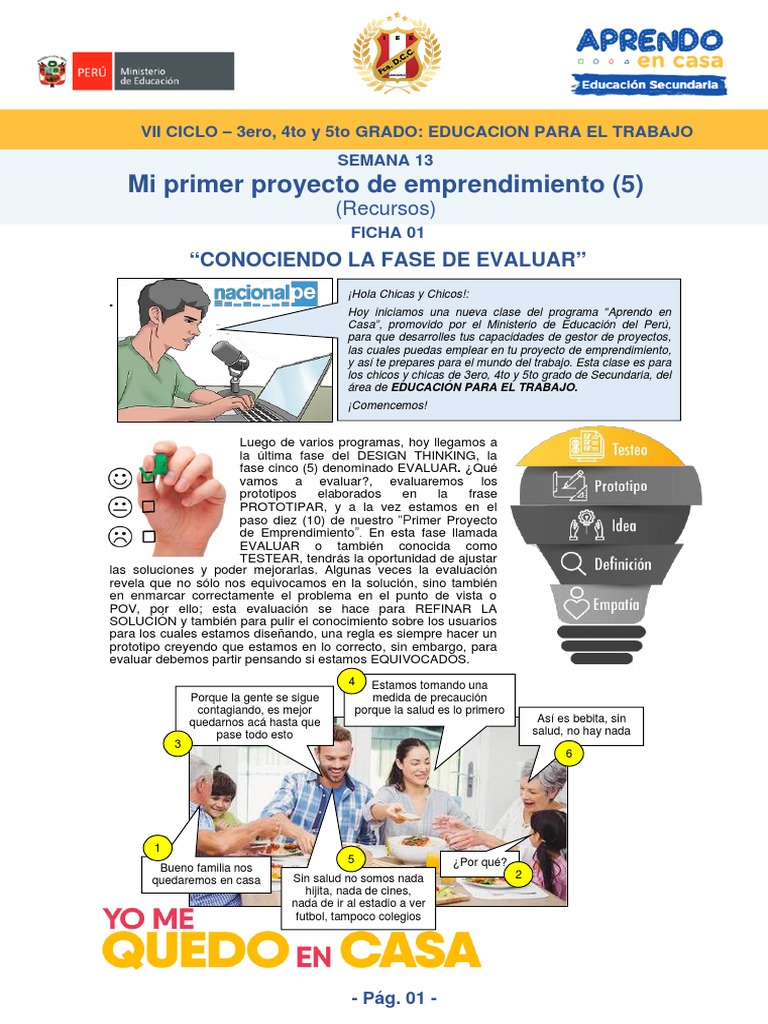 Mi Primer Proyecto de Emprendimiento V | PDF | Prototipo | Iniciativa ...