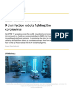 9 Disinfection Robots Fighting The Coronavirus - Tectales - Tagging Medical Technology