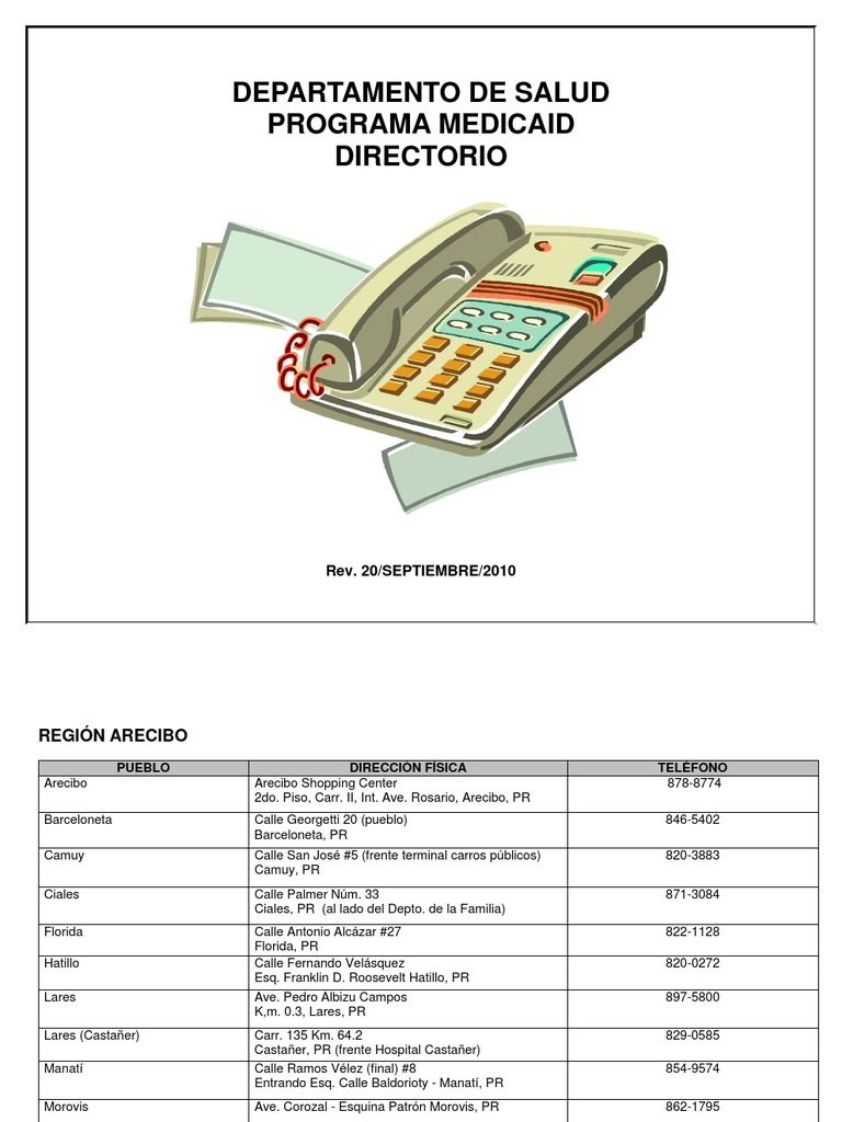 Directorio de Oficinas de Medicaid PR | PDF | Puerto Rico