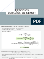 U4 Ejercicios Ecuación de Nernst