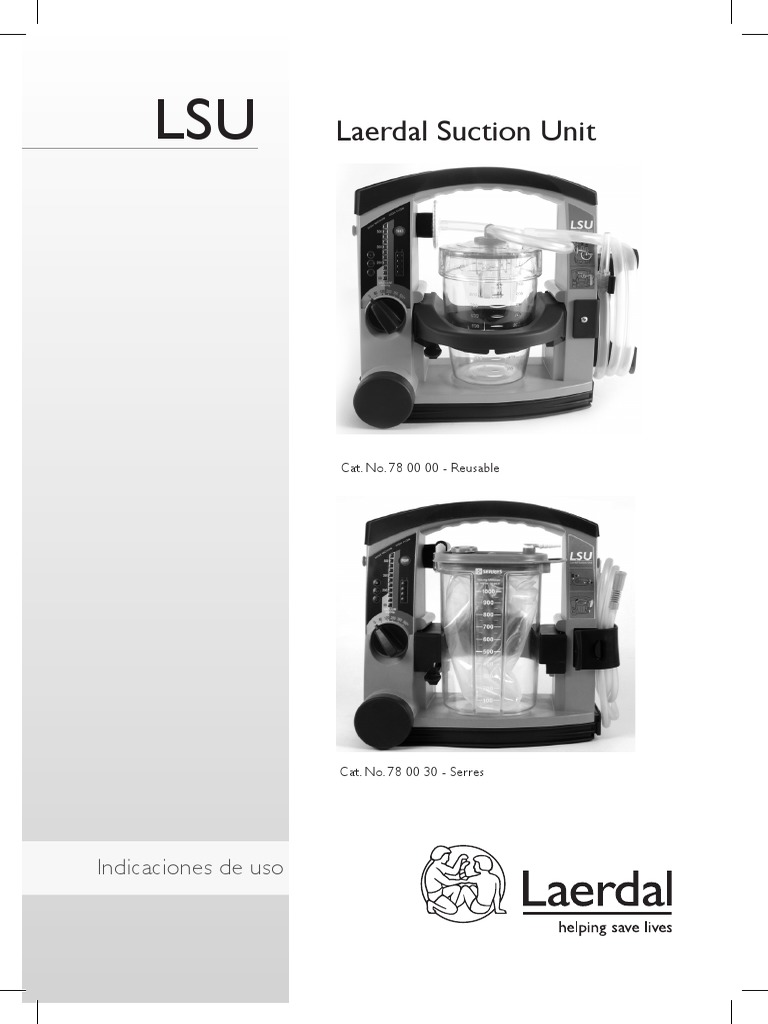 Manual De Servicio Laerdal Suction Unit PDF Corriente Continua 