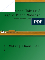 Making and Taking Phone Massage - WPS Office