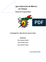 Simulación Sensor Láser