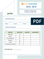 2° Trimestre Sexto Grado