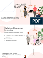 Ethics of Consumer Production and Marketing: By: Zein Priyambada (B200154009) Wahyu Sri Handayani (B200174005)