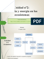Materia y Energía en Ecosistemas